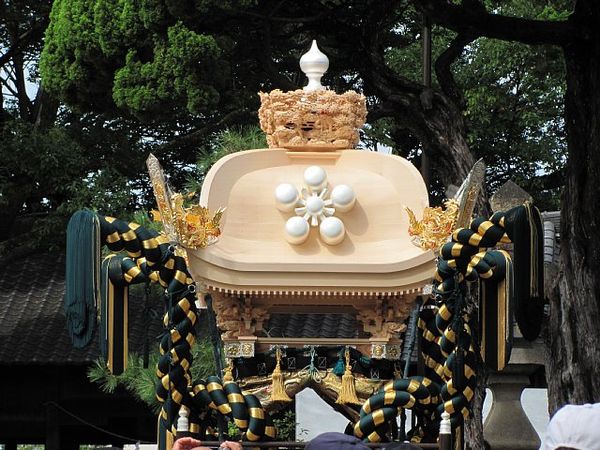 浜の宮天満宮 須加屋台新調入魂式 - ガンのきままにすちゃらかにっき